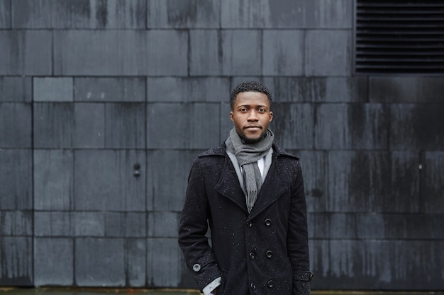 Stylish African Man in Street