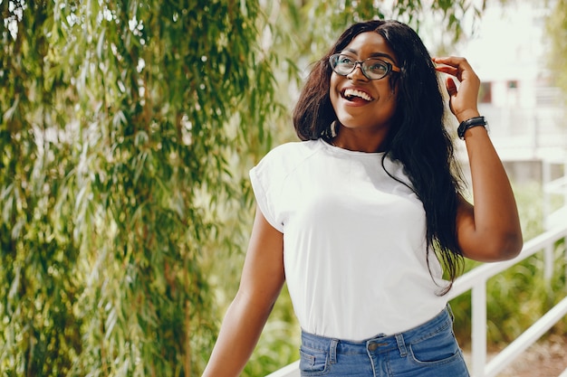 Stylish black girl