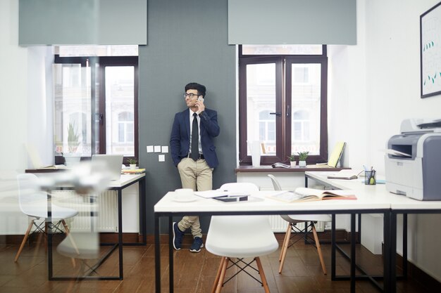 Stylish Portrait of Bearded Entrepreneur