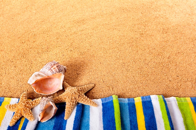 Foto gratuita estate sfondo spiaggia di confine