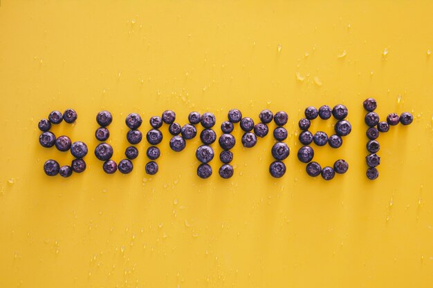 Summer blueberries