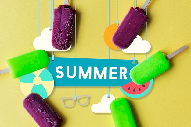 Summer Break Fun Party Banner Concept