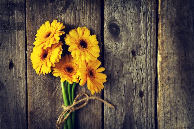 summer bunch yellow bright flower background