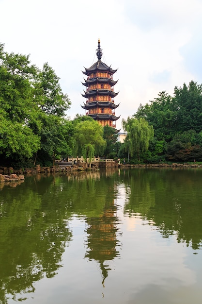 summer east garden oriental pond