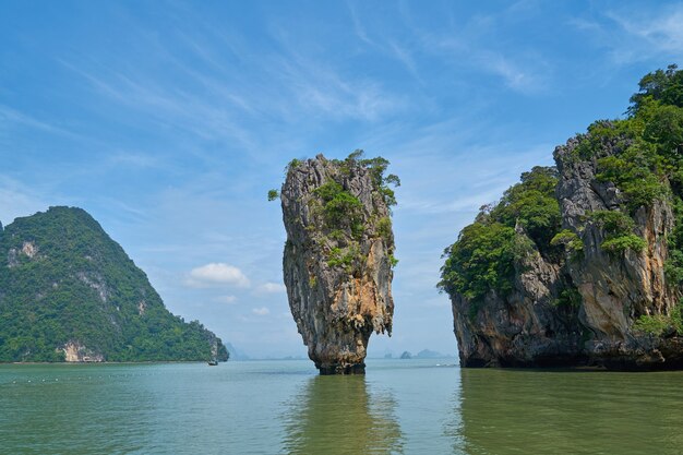 summer island clear sky sea nature