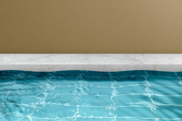 Summer product backdrop, swimming pool