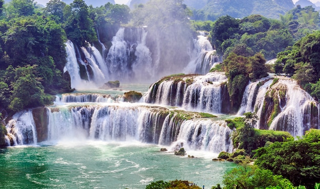 summer river tourism forest coast famous