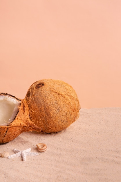 Vibrazioni estive con cocco e crostacei