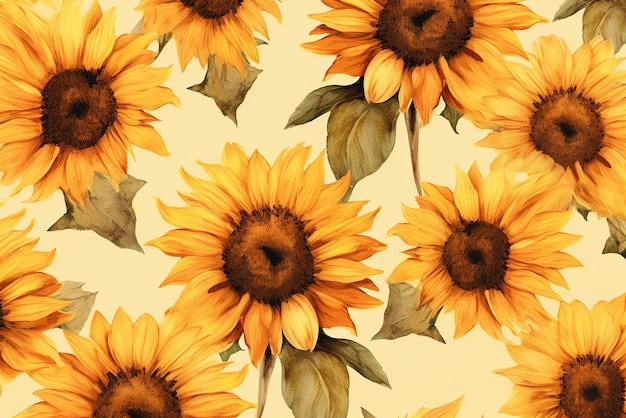 A sunflower background