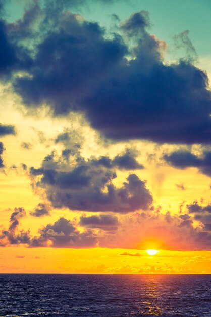 Sunset on the beach