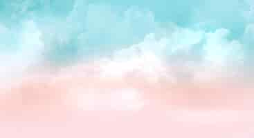 Free photo sunset cloud watercolor background