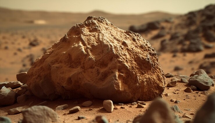 Free Photo sunset over eroded sandstone extreme terrain beauty generated by ai