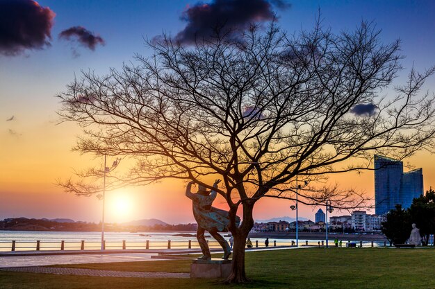 夕日の風景