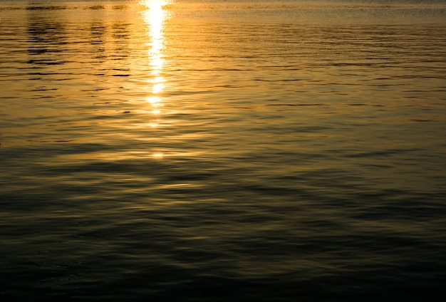 Sunset water texture