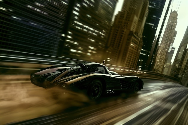 ヴィンテージスタイルのスーパーヒーローカー