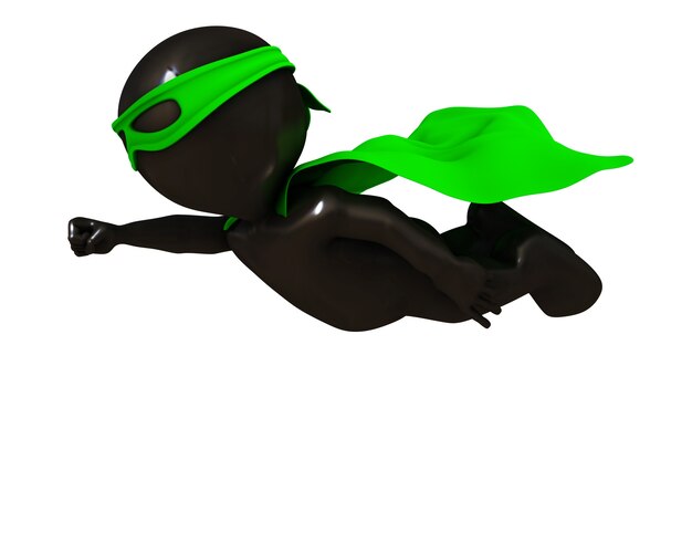 Superheroe flying