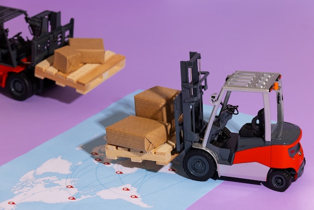 Supply chain representation still life