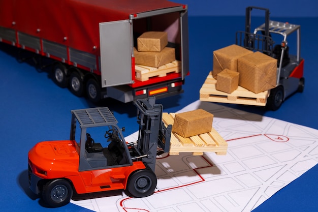 Supply chain representation still life