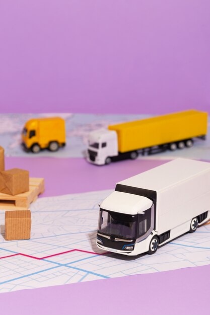 supply chain representation still life