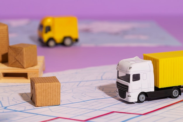 supply chain representation still life