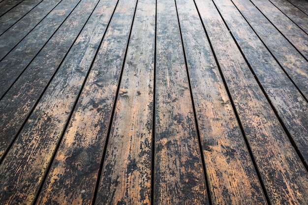 Surface of damaged planks