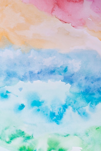 Free photo surface with abstract watercolor