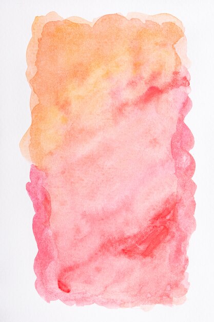 Surface with creative watercolor paint