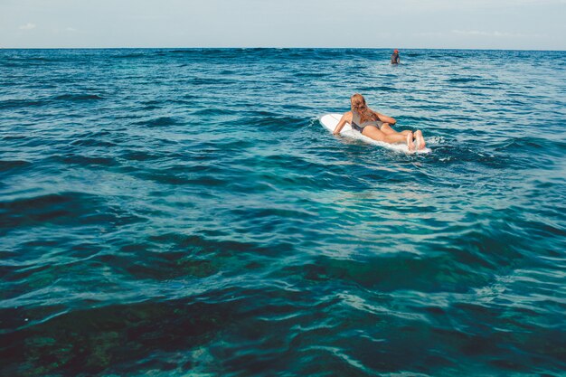 surfer in the ocean