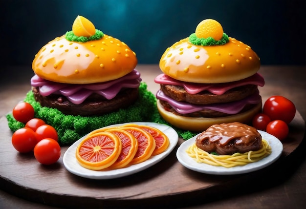 Free photo surreal food for online content creation