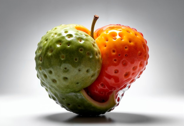 Free photo surreal fruit in studio