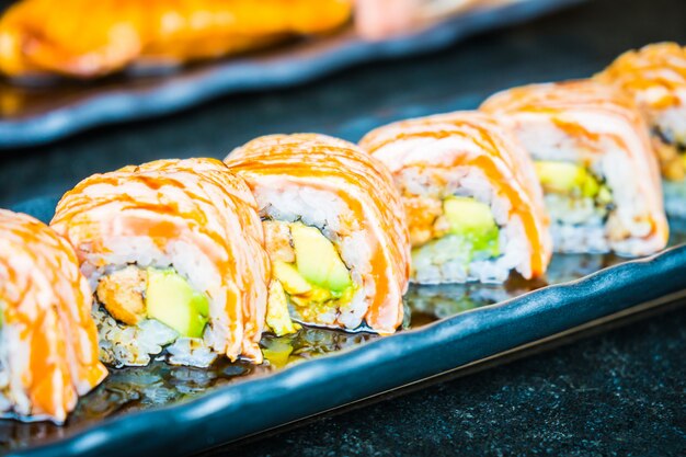 Sushi salmon roll