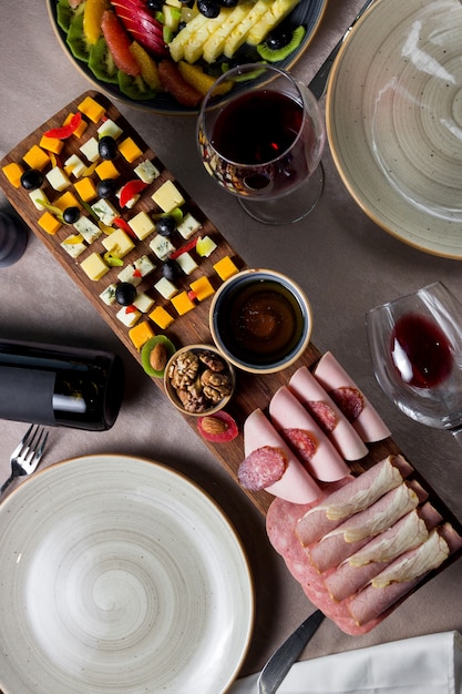 Sushi set on the table