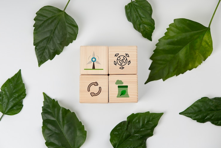 Free Photo sustainable development goals still life
