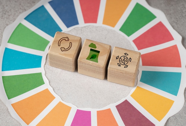 Free photo sustainable development goals still life