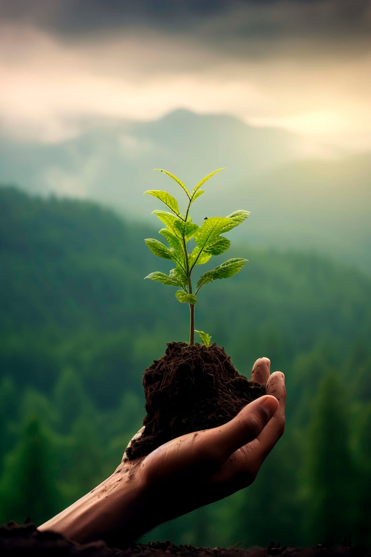 Free Photo sustainable travel concept