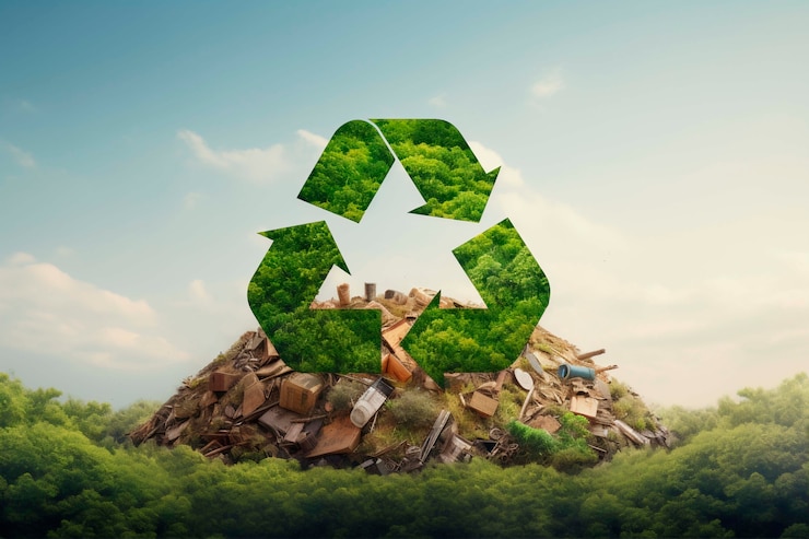 Free Photo sustainable travel concept