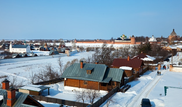 Suzdal in winter. Russia