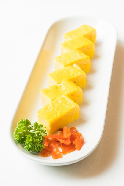 Sweet omelet tamago