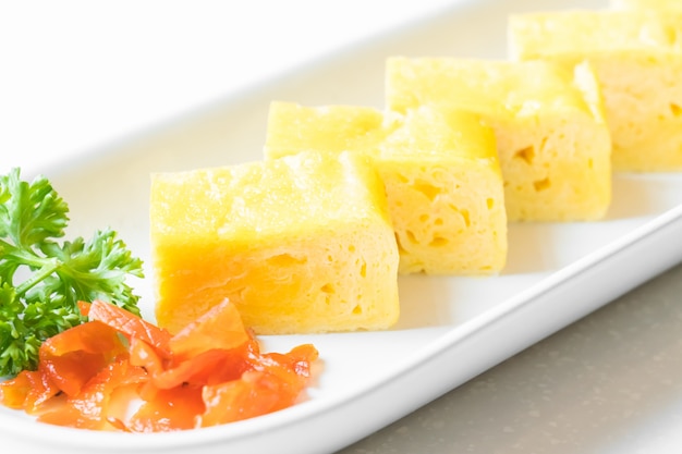 Sweet omelet tamago