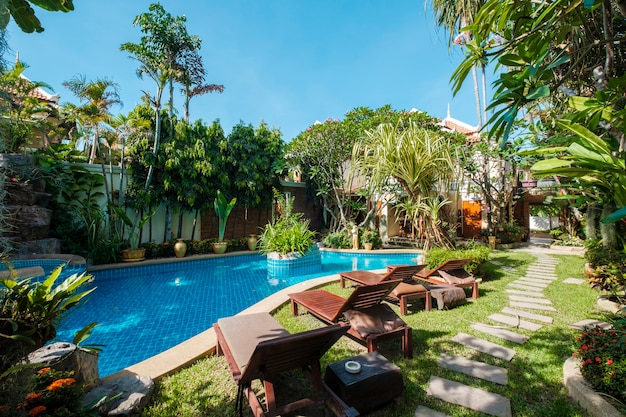 swimming pool at resort