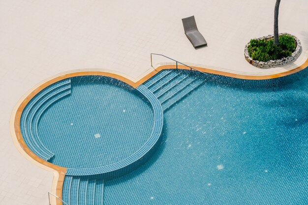 swimming pool top view