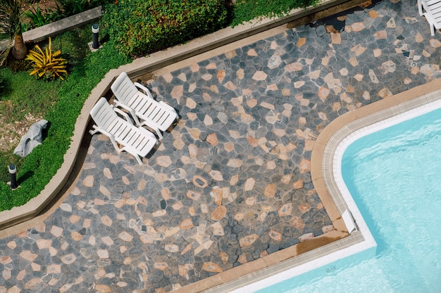 Piscina vista dall'alto