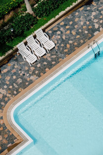 swimming pool top view