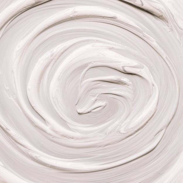 Swirl made of glossy wet paint