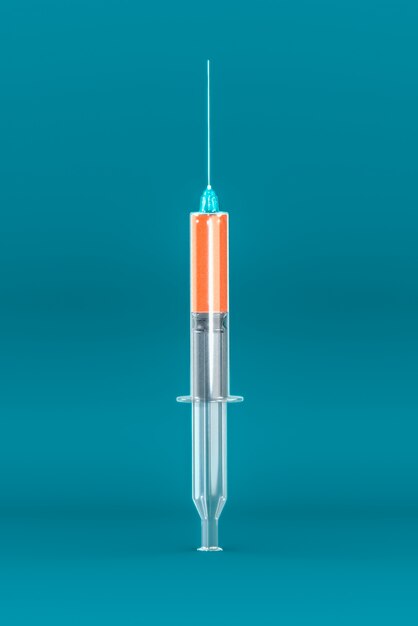 Syringe with vaccine