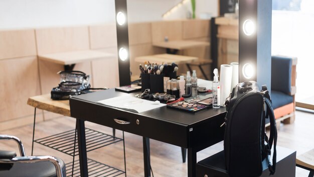 Table in stylist studio