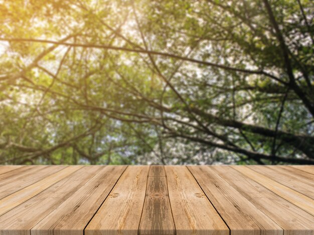 테이블 표면 나무 탁상 몽타주