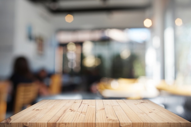 Table top with background