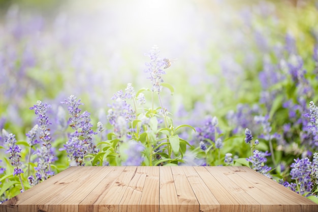 Table top with background