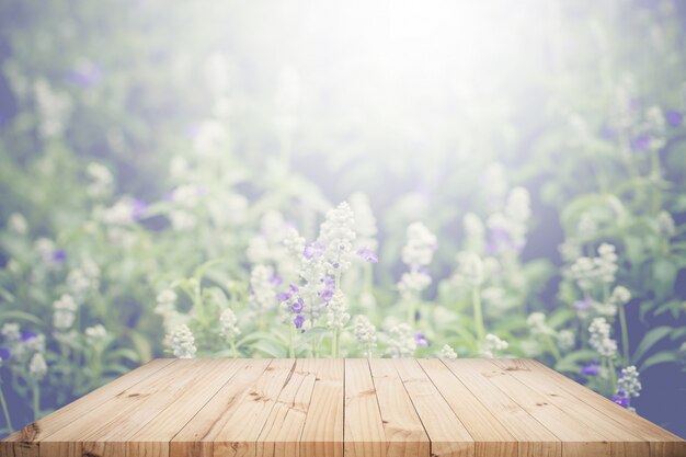 Table top with background